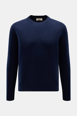 Fioroni  - Herren - Cashmere Rundhalspullover navy