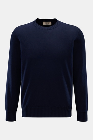 Fioroni  - Herren - Cashmere Rundhalspullover navy