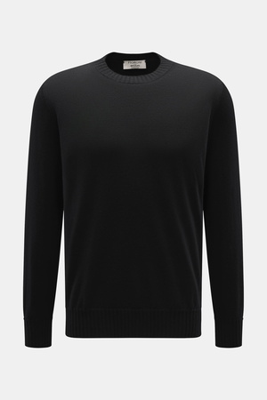 Fioroni  - Herren - Cashmere Rundhalspullover schwarz