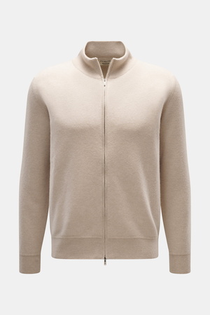 Fioroni  - Herren - Cashmere Strickjacke beige