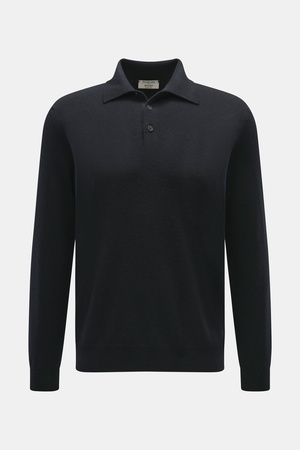 Fioroni  - Herren - Cashmere Strickpolo schwarz
