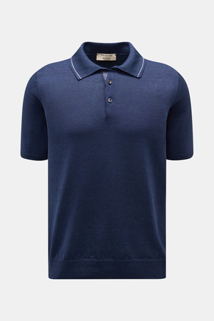 Fioroni  - Herren - Kurzarm-Strickpolo navy