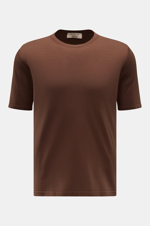 Fioroni  - Herren - Rundhals-T-Shirt braun