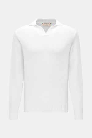 Fioroni  - Herren - V-Neck Pullover weiß