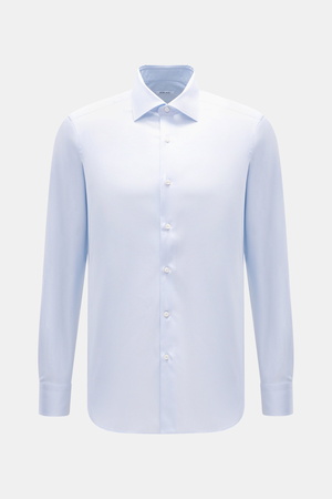 Fray Italy Fray - Herren - Hemd Haifisch-Kragen 'Nello' pastellblau
