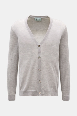FTC  - Herren - Cardigan grau meliert