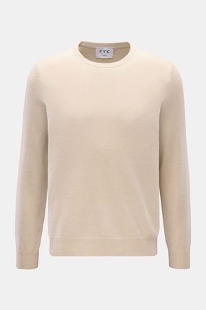 FTC  - Herren - Cashmere Rundhalspullover beige