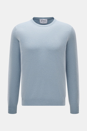 FTC  - Herren - Cashmere Rundhalspullover hellblau