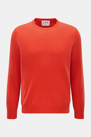 FTC  - Herren - Cashmere Rundhalspullover hellrot