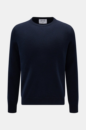 FTC  - Herren - Cashmere Rundhalspullover navy