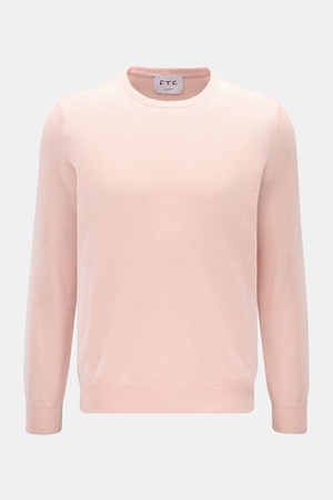 FTC  - Herren - Cashmere Rundhalspullover rosé