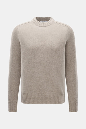 FTC  - Herren - Cashmere Rundhalspullover sand meliert