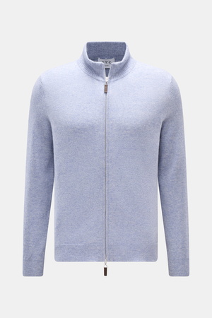 FTC  - Herren - Cashmere Strickjacke hellblau meliert