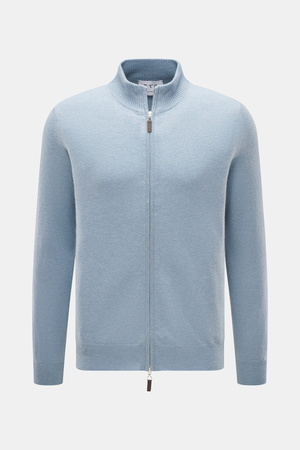 FTC  - Herren - Cashmere Strickjacke hellblau meliert