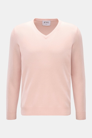 FTC  - Herren - Cashmere V-Neck Pullover rosé