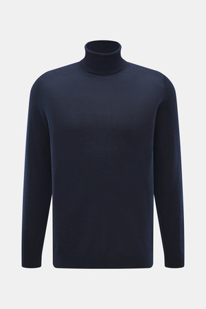 FTC  - Herren - Feinstrick-Rollkragenpullover navy
