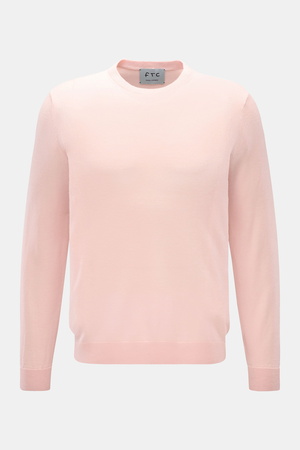 FTC  - Herren - Feinstrick Rundhalspullover rosé