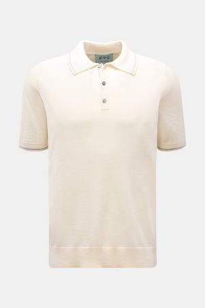 FTC  - Herren - Kurzarm-Strickpolo creme