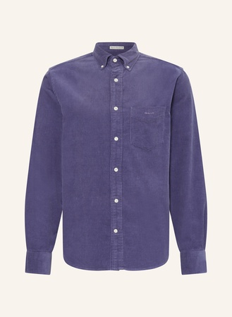 Gant  Cordhemd Regular Untucked Fit blau