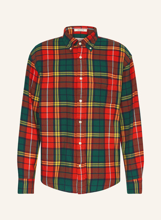 Gant  Flanellhemd Relaxed Fit rot