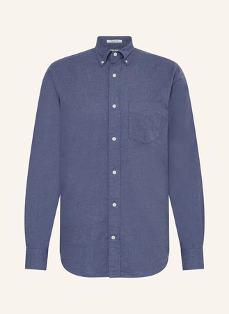 Gant  Flannelhemd Regular Fit blau