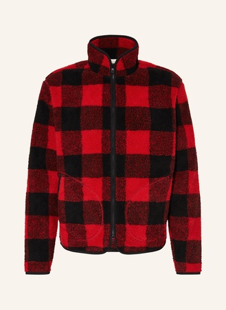 Gant  Fleece-Overjacket rot
