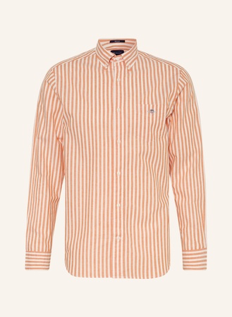 Gant  Hemd Comfort Fit Mit Leinen orange orange
