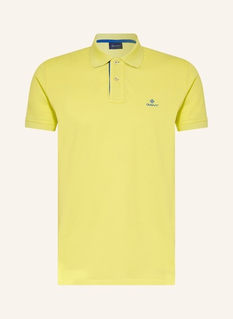 Gant  Piqué-Poloshirt gelb beige