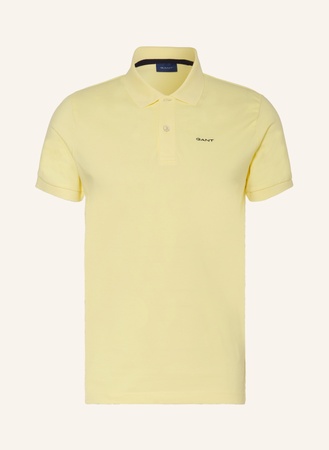 Gant  Piqué-Poloshirt gelb beige