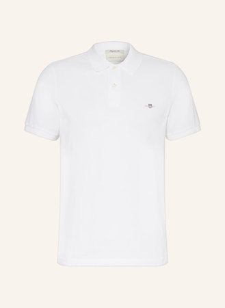 Gant  Piqué-Poloshirt Regular Fit weiss