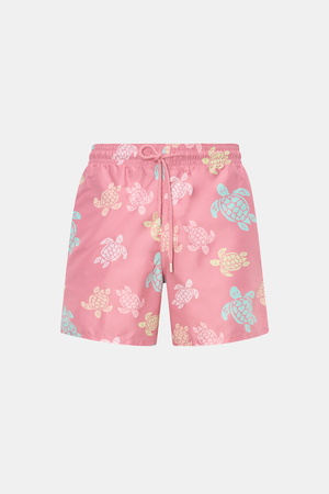 Vilebrequin  - Herren - Badeshorts 'Moorea' rosé/mint/gelb gemustert