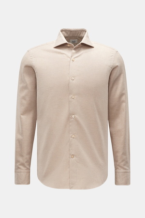 Gherardi  - Herren - Casual Hemd Haifisch-Kragen beige