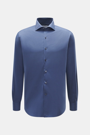 Gherardi  - Herren - Casual Hemd Haifisch-Kragen graublau meliert