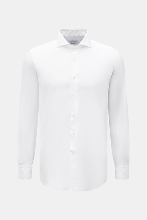 Gherardi  - Herren - Casual Hemd Haifisch-Kragen weiß