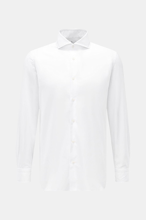 Giampaolo  - Herren - Casual Hemd Haifisch-Kragen weiß