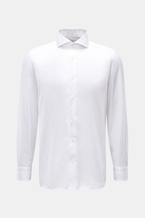 Giampaolo  - Herren - Casual Hemd Haifisch-Kragen weiß