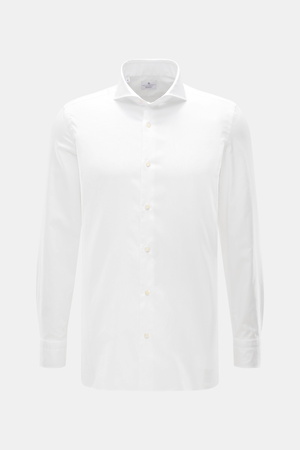 Giampaolo  - Herren - Casual Hemd Haifisch-Kragen weiß