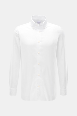 Giampaolo  - Herren - Oxford-Hemd Button-Down-Kragen weiß