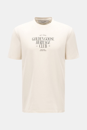 Golden Goose  - Herren - Rundhals-T-Shirt creme