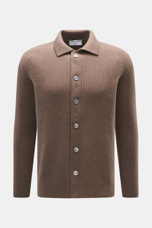 Gran Sasso  - Herren - Cashmere Cardigan graubraun