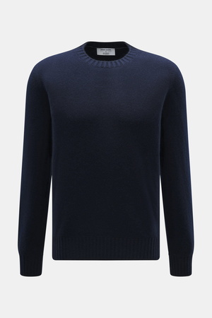 Gran Sasso  - Herren - Cashmere Rundhalspullover navy