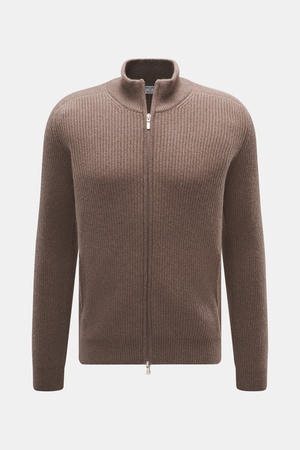 Gran Sasso  - Herren - Cashmere Strickjacke graubraun