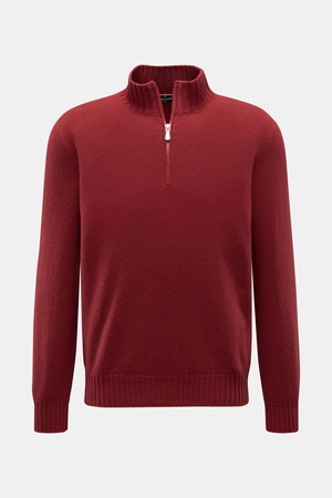 Gran Sasso  - Herren - Cashmere Troyer dunkelrot