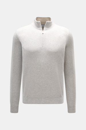 Gran Sasso  - Herren - Cashmere Troyer hellgrau meliert