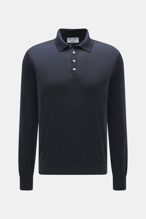 Gran Sasso  - Herren - Feinstrickpolo navy