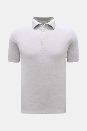 Gran Sasso  - Herren - Poloshirt grau meliert