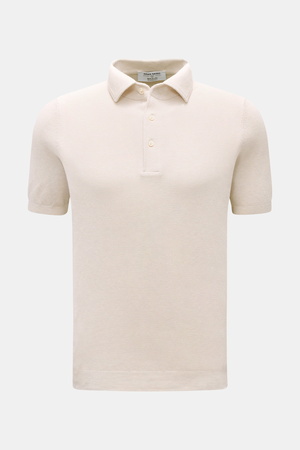 Gran Sasso  - Herren - Poloshirt sand meliert