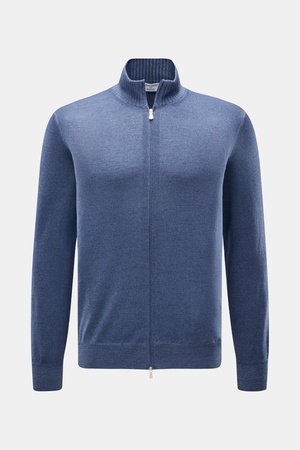 Gran Sasso  - Herren - Strickjacke graublau meliert