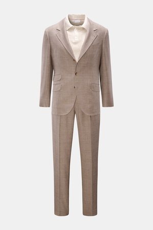 Brunello Cucinelli  - Herren - Anzug graubraun/grau kariert