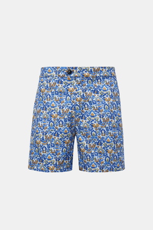 Incotex Venezia Incotex - Herren - Badeshorts blau/grün gemustert